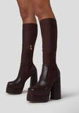 Classic Walk Stretch Calf Boots