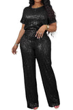 Sequins Pants Set