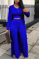 Three piece Cardigan pants set