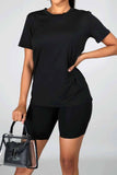 2 Pc. Biker shorts set