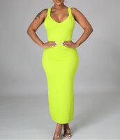 Ribbed Maxi Dress
