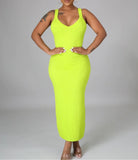 Ribbed Maxi Dress