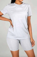 2 Pc. Biker shorts set