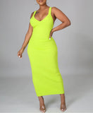Ribbed Maxi Dress