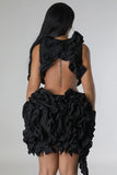 Luxe Ruffle Dress