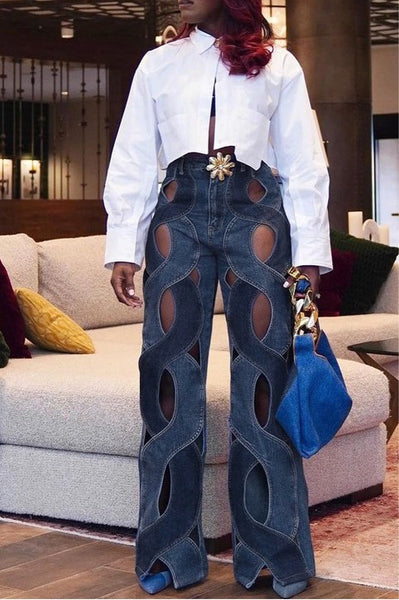 Braided Jeans