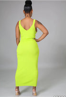 Ribbed Maxi Dress