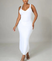 Ribbed Maxi Dress