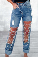 Rhinestones & Denim Jeans