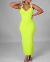 Ribbed Maxi Dress