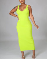 Ribbed Maxi Dress
