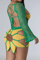 SunFlower Skirt Set