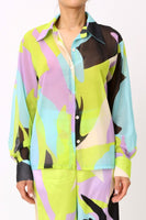Pastel Printed Pants Set
