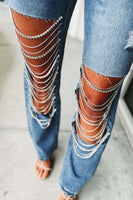 Rhinestones & Denim Jeans