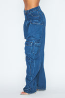 Asphalt Boyfriend Cargo Jeans