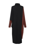 Two Toned MIDI Dress