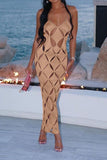Cut Up Maxi Dress