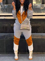 Retro Colorblock Sweatsuit