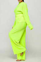 Luxe Belted Pants Set