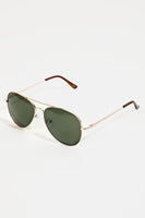 Classic Gold Rimmed Sunglasses