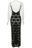 Cut Up Maxi Dress