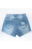 Color Jewel Denim Shorts