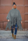 Suede Fringe Sweater