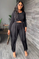 Twist Pants Set