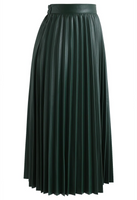 Faux Leather Maxi Skirt