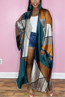 Vacation Print Kimono