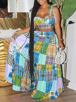Girlie Plaid Skirt Set
