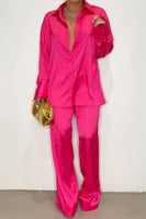 Satin Pants Set