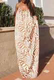 Zebra Boho Maxi Dress