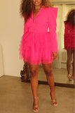 Pink TuTu Blazer Dress