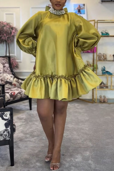 Pearl Smock Dress