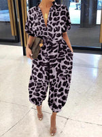 Leopard Panama Jumpsuit