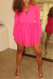 Pink TuTu Blazer Dress