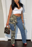 Camo Patchwork Jeans