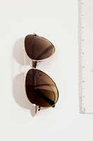 Classic Gold Rimmed Sunglasses