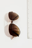 Classic Gold Rimmed Sunglasses