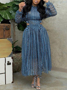 Bluebird Chiffon Dress