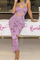Cut Up Maxi Dress