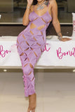 Cut Up Maxi Dress
