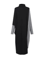 Two Toned MIDI Dress