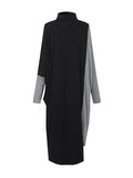 Two Toned MIDI Dress