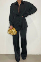 Satin Pants Set