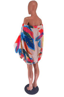 Off Shoulder Lantern Dress