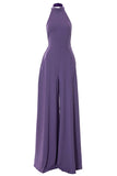 Purple Maxi Jumpsuit