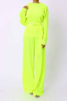 Luxe Belted Pants Set