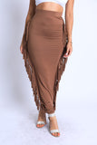 Tassel Maxi Skirt